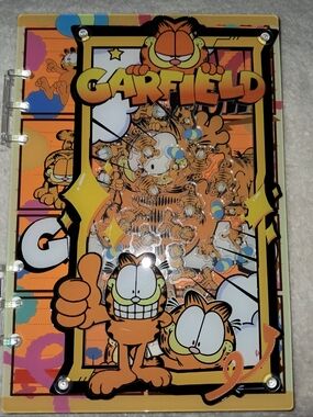 New! Garfield A5 Shaker Notebook With Paper